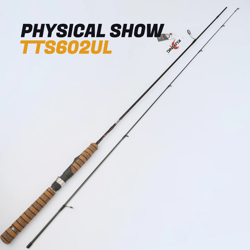 KUYING TETON TTC662L TTC632UL TTS662L TTC602LS TTS602LS Fishing Lure Rod Casting Spinning River Stream Carbon