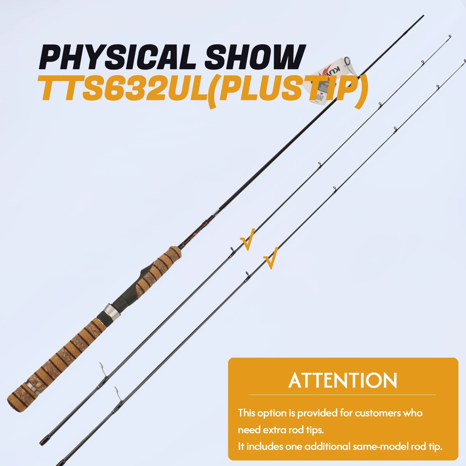 KUYING TETON TTC662L TTC632UL TTS662L TTC602LS TTS602LS Fishing Lure Rod Casting Spinning River Stream Carbon