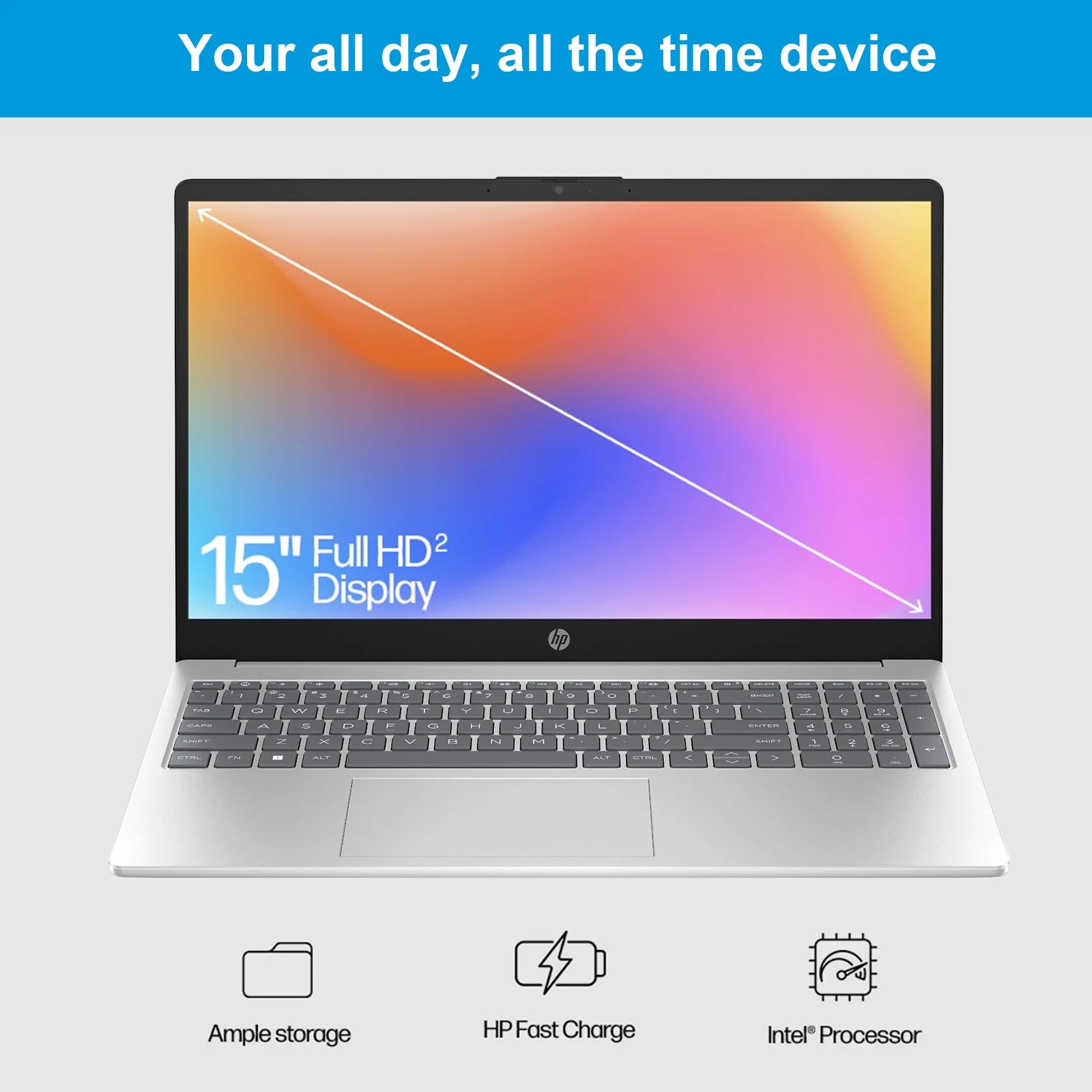 HP Newest 15.6'' FHD Business Laptop, Inter Core i5-1334U(Beats i7-9750H), Up to 64GB RAM/2TB SSD, 15.6''FHD Display, Win11 H