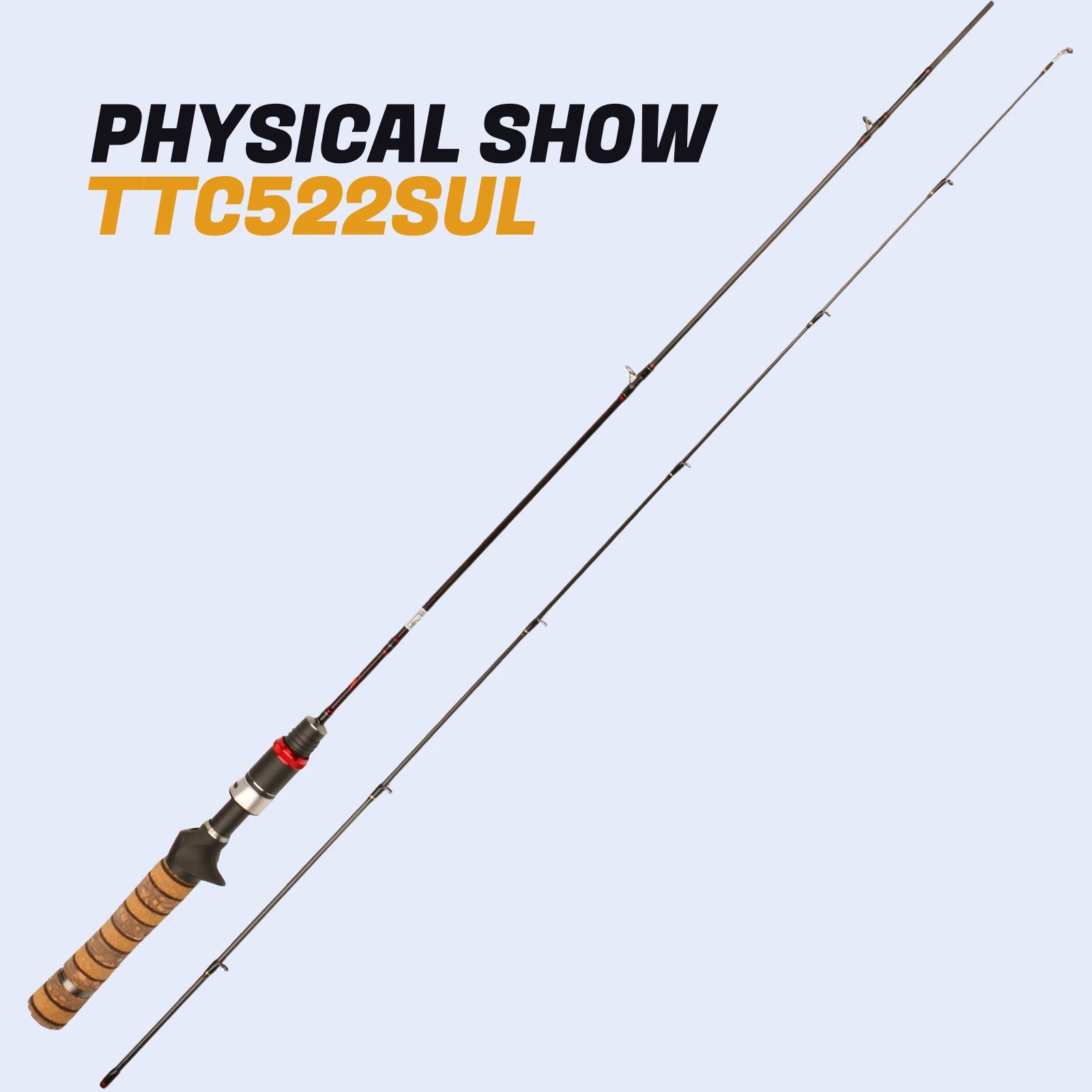 KUYING TETON TTC662L TTC632UL TTS662L TTC602LS TTS602LS Fishing Lure Rod Casting Spinning River Stream Carbon