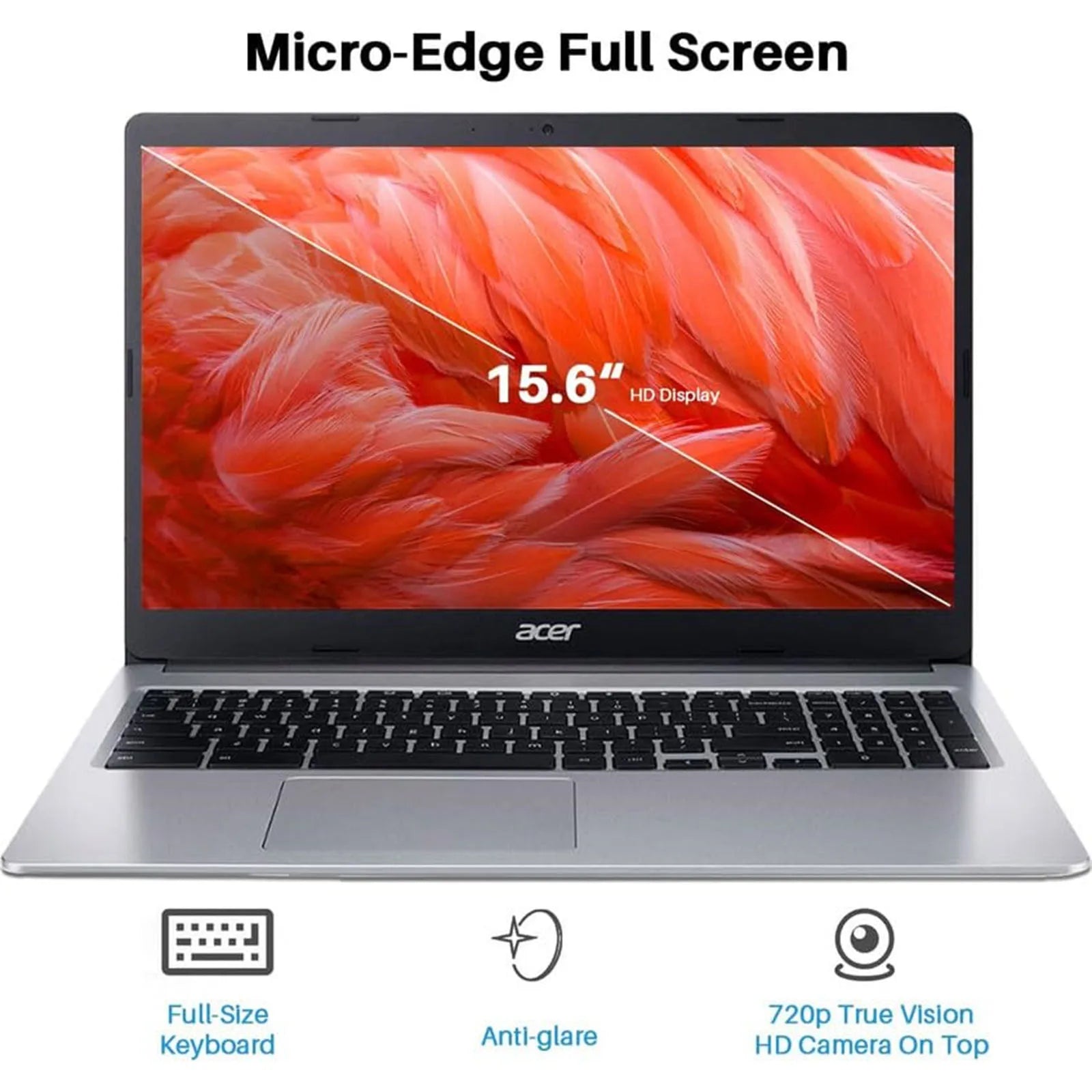 Acer Chromebook 315 Laptop for Business, 15.6" HD Display, Intel Celeron N4020, 4GB RAM 64GB eMMC