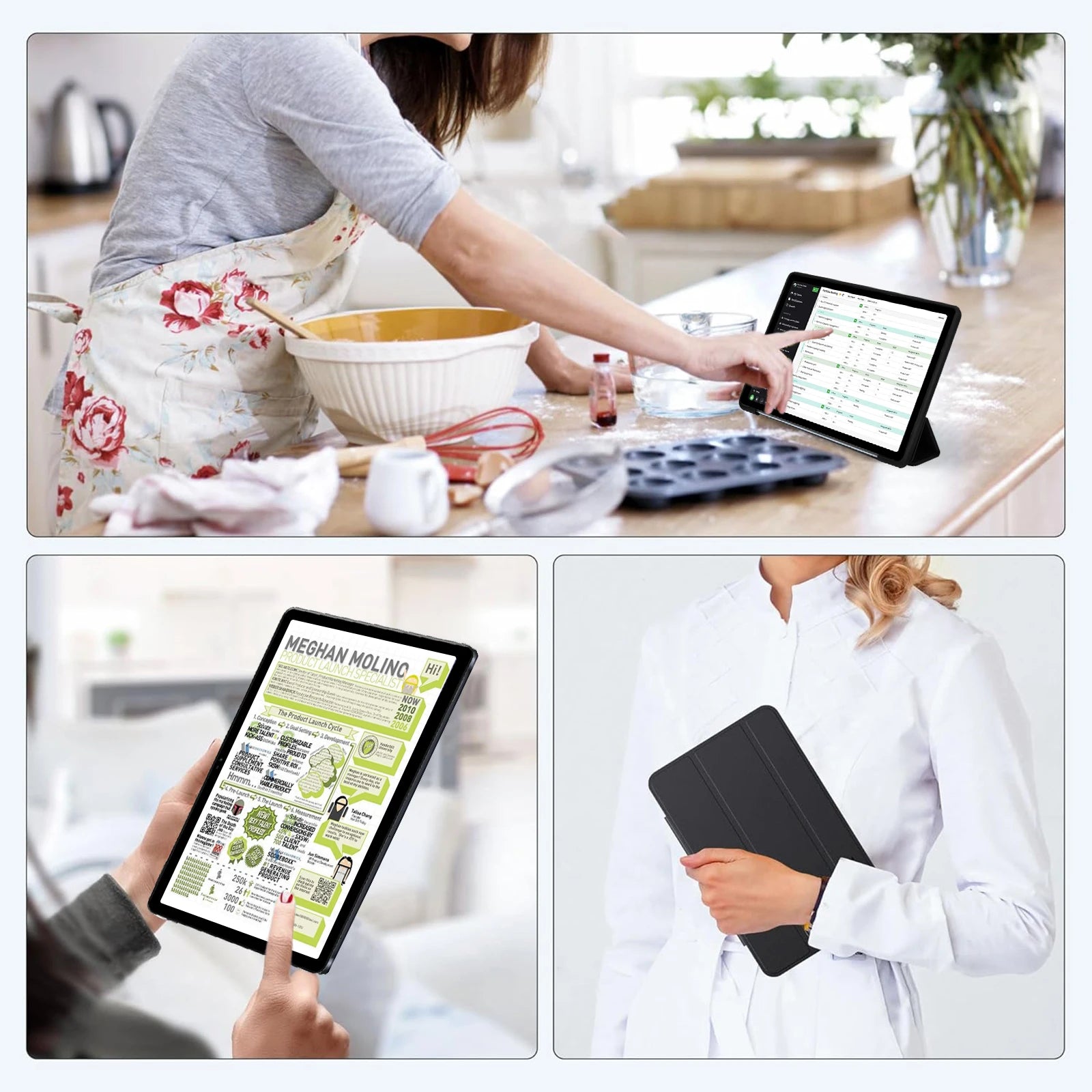 A7L 10.1 Inch Android 14 Tablet 14GB RAM 64GB ROM Octa-Core Processor HD IPS WiFi