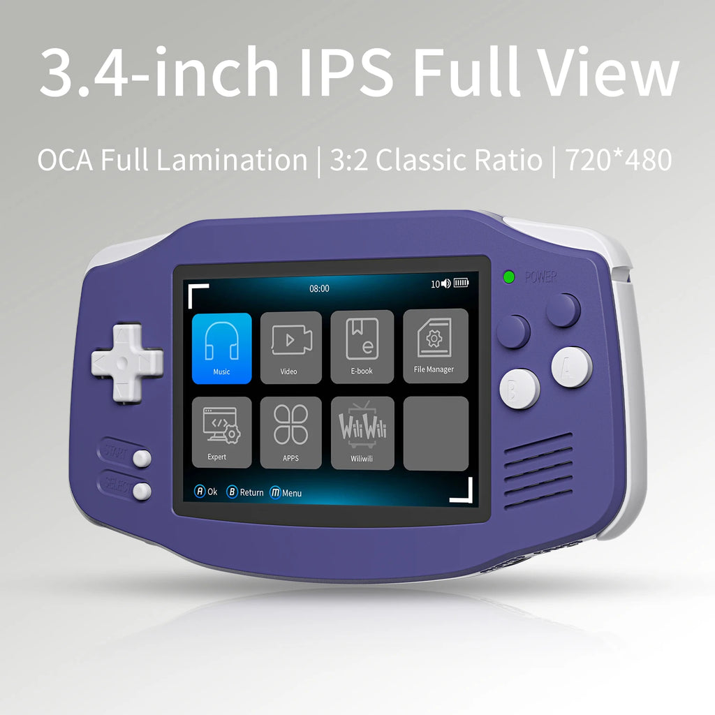 ANBERNIC RG34XX Retro Handheld Game Console 3.4" IPS Screen