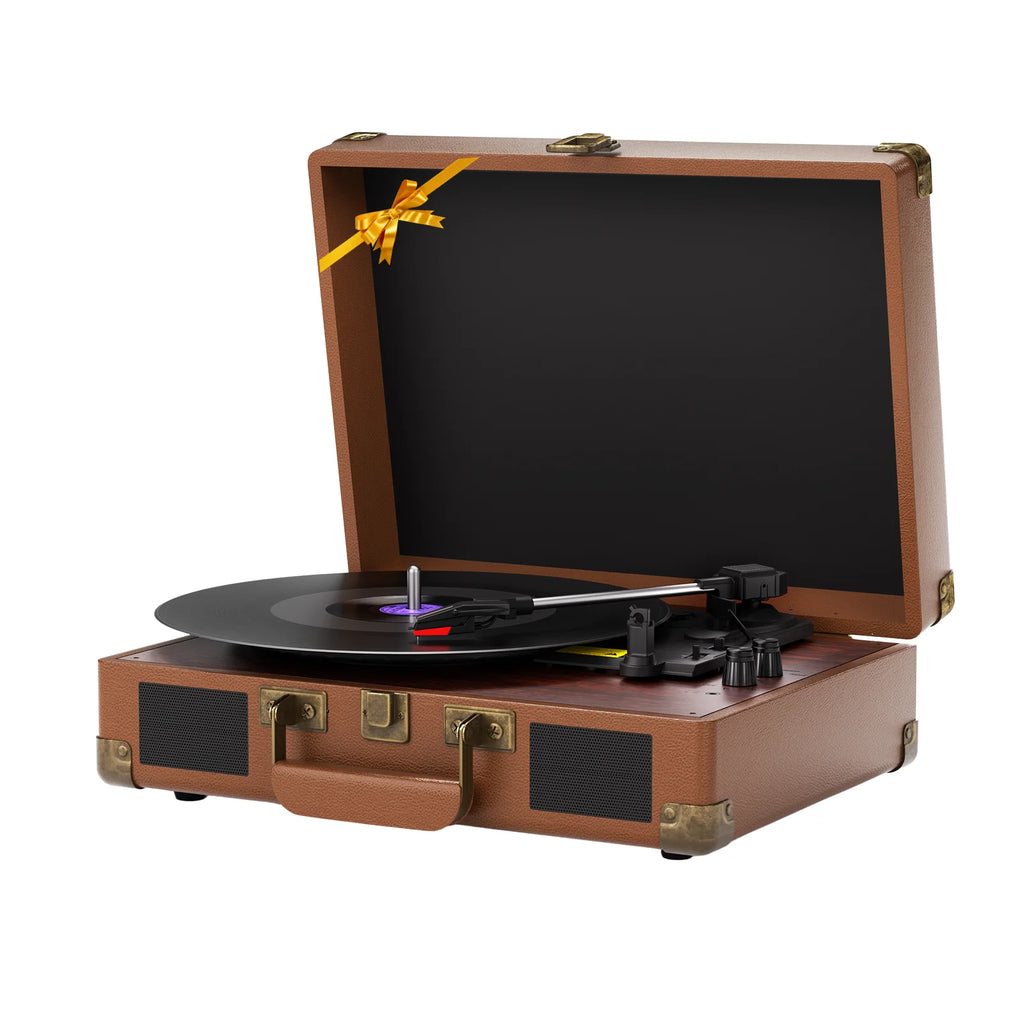 MAIO  3-Speed 33/45/78RPM Vinyl Spinner with 2 Built-in Stereo Speakers