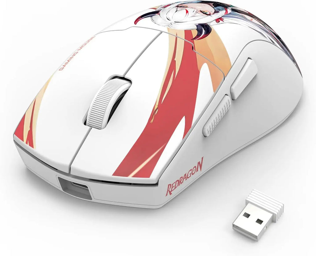 Redragon M918AK 3-Mode Wireless Gaming 55G Lightweight 26K DPI Ergonomic Natural Grip