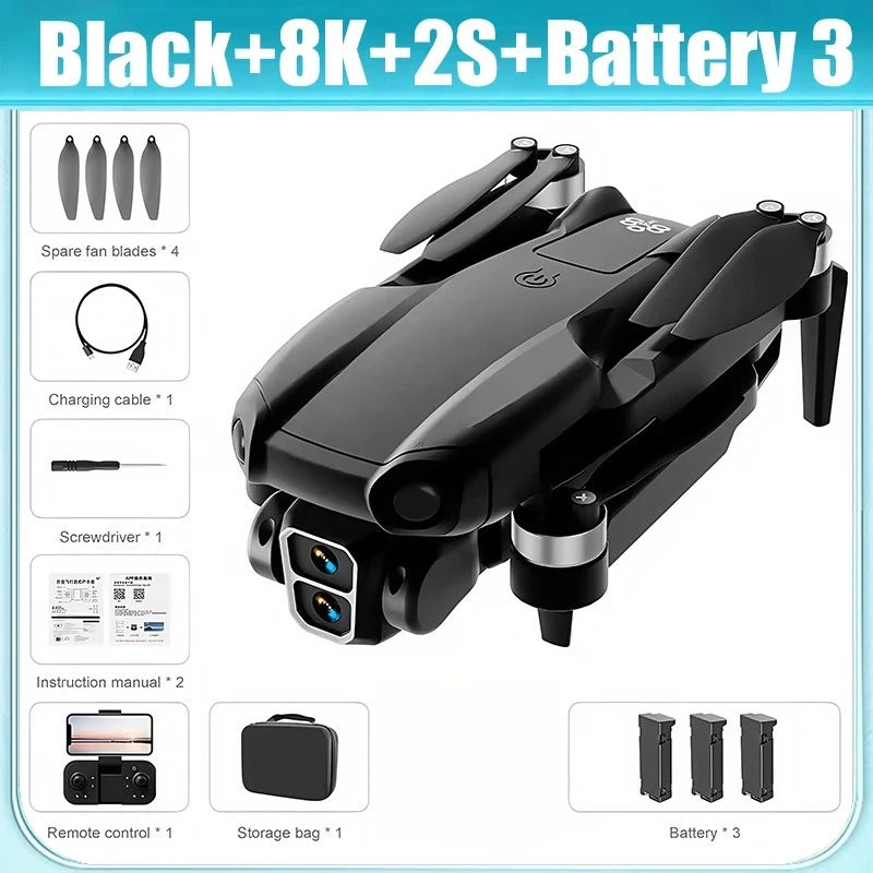 For Xiaomi A888 Pro Drone 4K Professional ESC Dual Camera