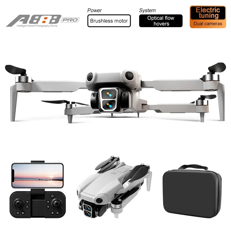For Xiaomi A888 Pro Drone 4K Professional ESC Dual Camera