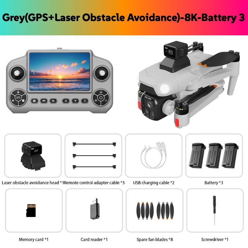 Xiaomi Mijia A1R 3S Drone 8K Profesional GPS  FPV Brushless Laser