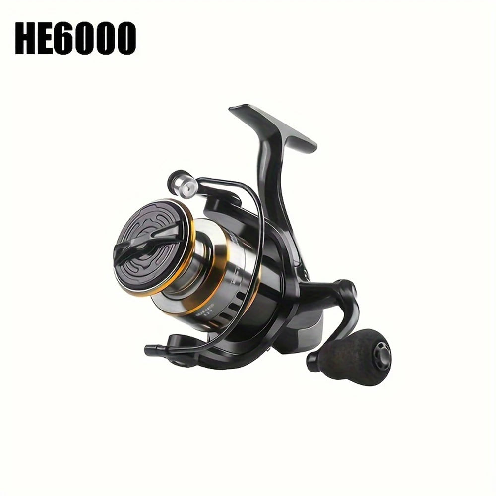 Spinning reels with metal spool and metal rocker arm, 5.2:1 gear ratio