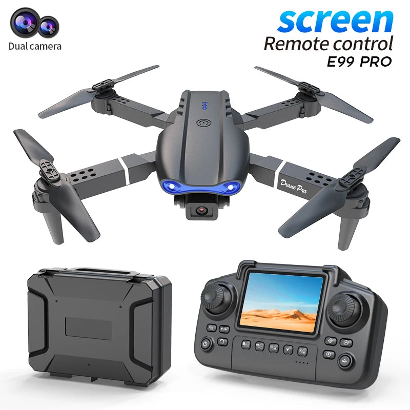 E99 PRO Drone Screen Control Aerial Drone High Definition Dual Camera