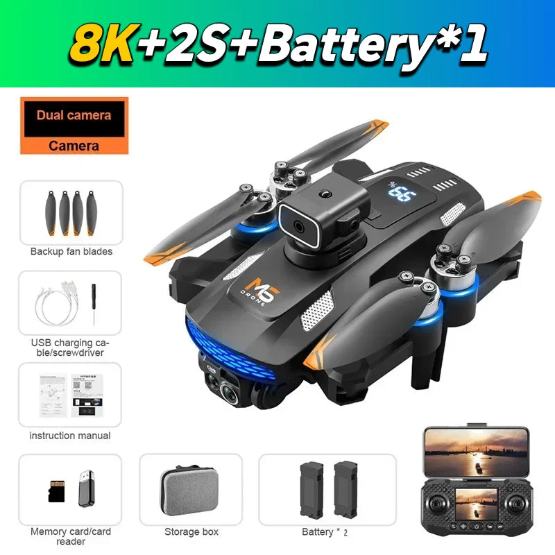 New For Xiaomi M6 Drone 8K Professional HD Camera Drones 5G WIFI FPV Video 4k UAV