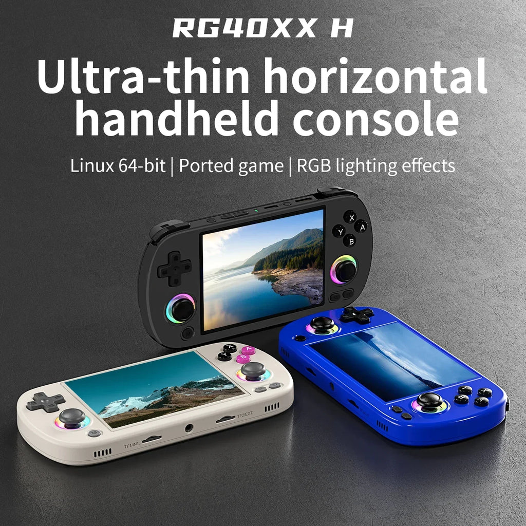 ANBERNIC RG40XX H Handheld Game Console 4'' Screen Linux System