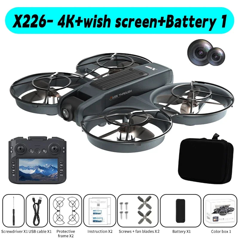 For Xiaomi X226/VR RC Drone 8K Professional 4K HD Dual Camera Brushless Motor