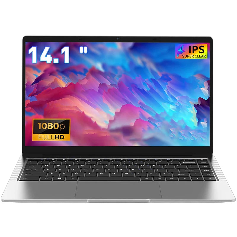 14.1inch Intel Atom A3950 Laptop Computer Windows 11 Pro 2025 Notebook PC 12GB RAM 512GB 1TB SSD 1920*1080