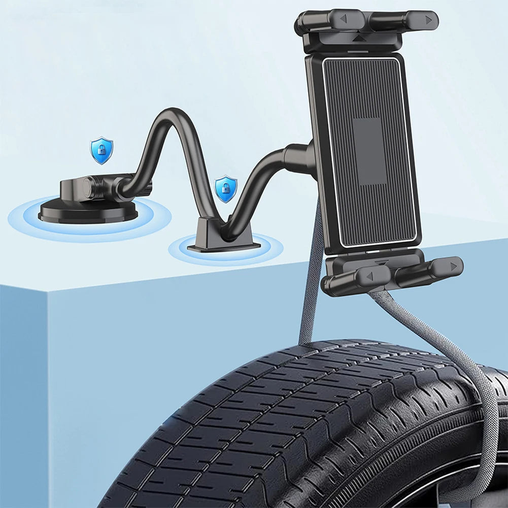 Suction Cup Windshield Car Tablet Mount Adjustable Dashboard Phone Tablet Holder T