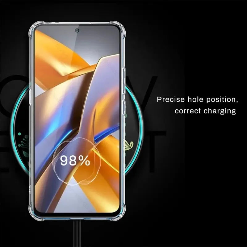 Airbag Silicone TPU Bumper Shockproof Back Cover for Honor Magic6 Lite Magic5 Lite Magic 6 5 Pro Clear Protectors
