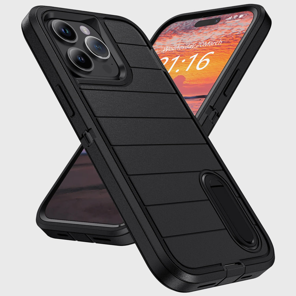 For iPhone 14/iPhone 14 Plus/iPhone 14 Pro/iPhone 14 Pro Max 5G 3-Layers Heavy Duty