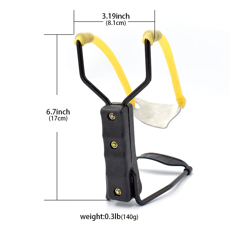 Portable Foldable Slingshot, Outdoor Wrist Support Slingshot,