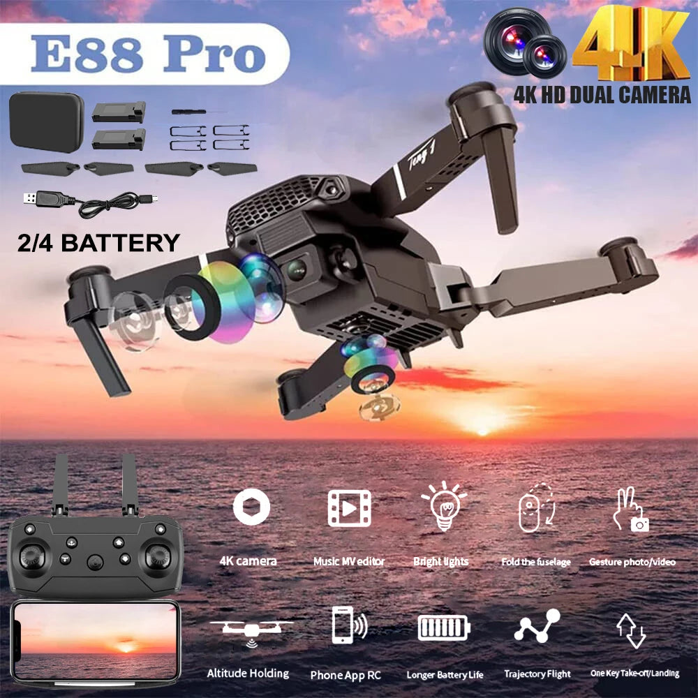 E88 Pro RC Drone WiFi FPV Height Hold