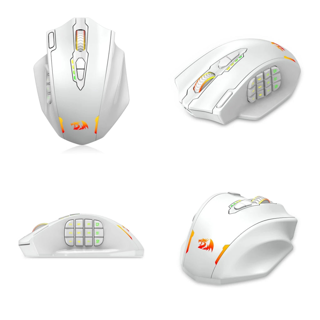 Redragon M913 Gaming 16000 DPI Wired 2.4Ghz Wireless RGB Optical Gamer Mice 16 Programmable Buttons