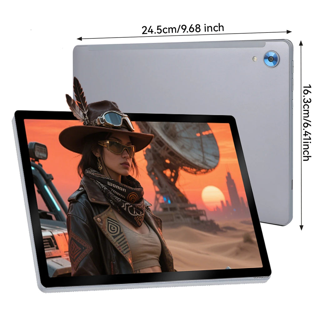 URAO 10 Inch Android 15 Tablet 8 Core Tablets 24GB+128GB 1TB Expansion WiFi6 5MP+8MP