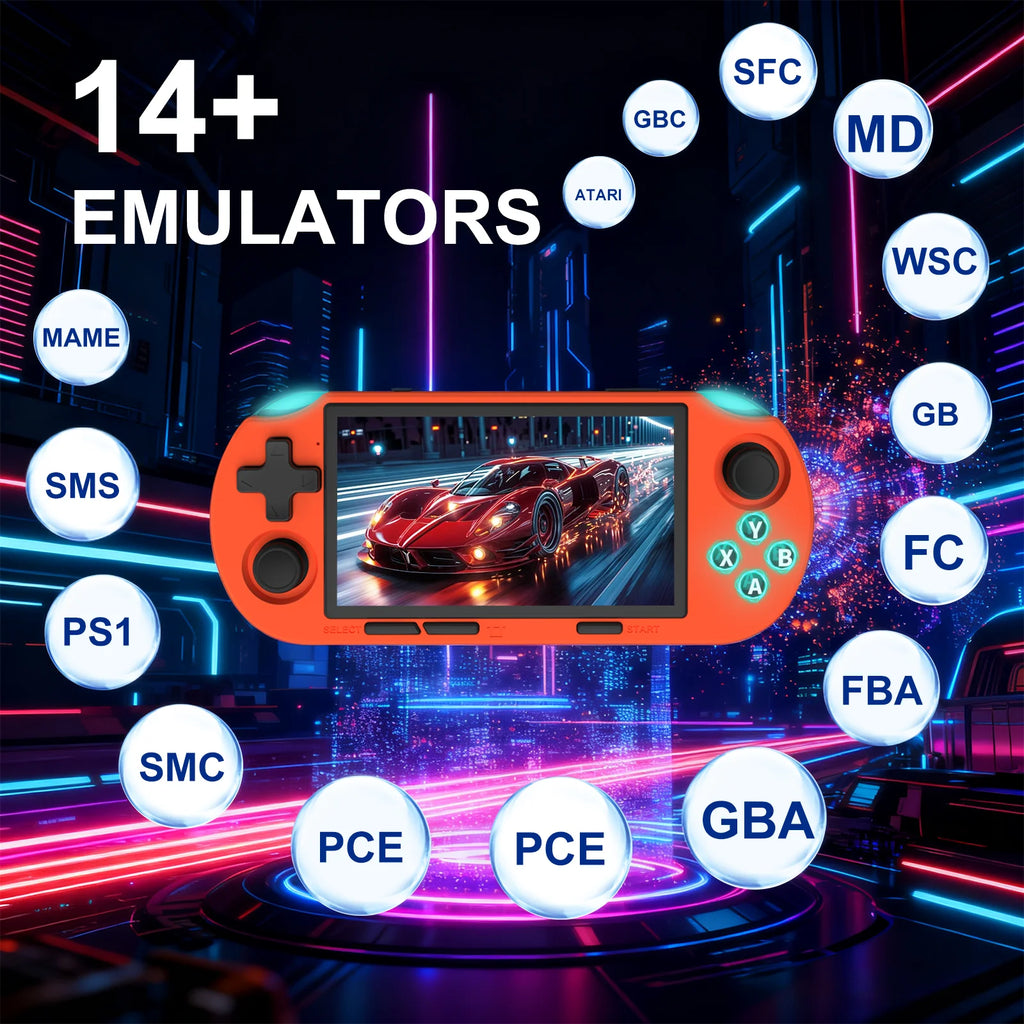 GAMINJA Handheld Console ANS16 4.5-inch IPS Screen