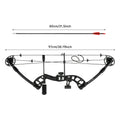 Compound Bow for Adults Right Hand with 12 Arrows and Hunting Kit