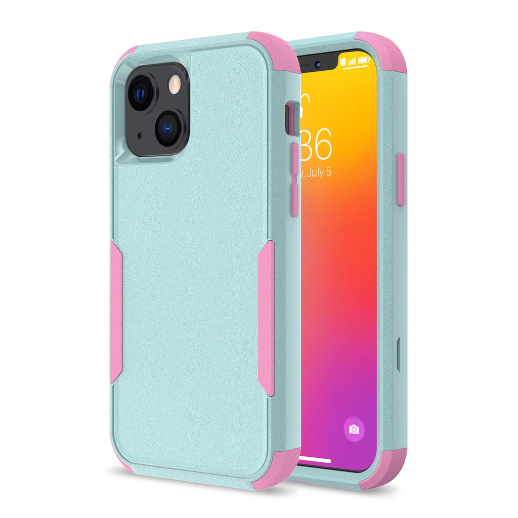 3 Layer Case for iPhone17 16 15 14 13 Pro Max Mini 12 11 7 8 Plus XS Max XR