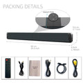 40W TV Speaker Wired Wireless Bluetooth Sound Home Theater