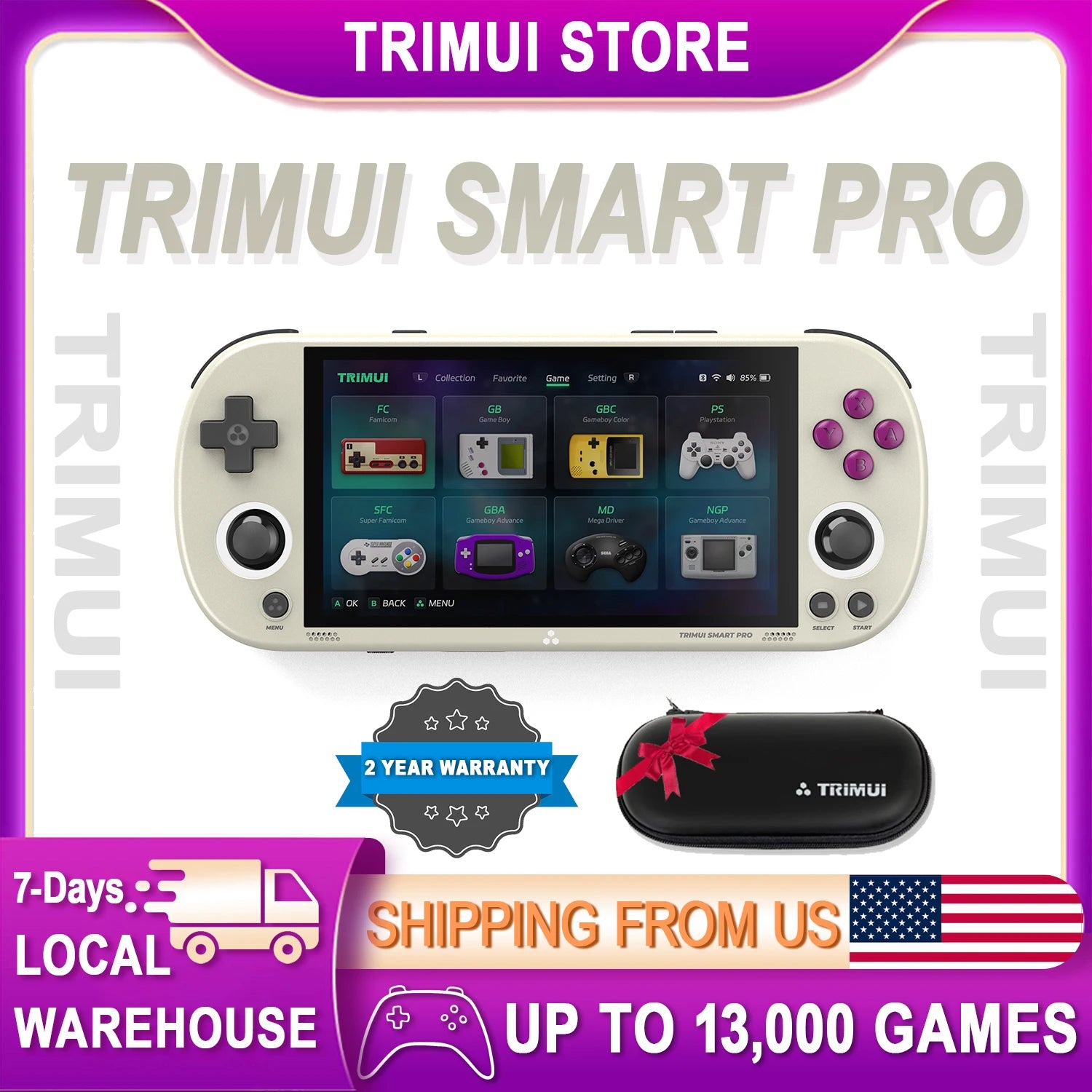 TRIMUI Smart Pro Retro Handheld Game Console