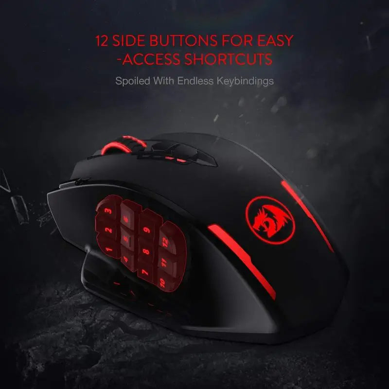 Redragon M913 Gaming 16000 DPI Wired 2.4Ghz Wireless RGB Optical Gamer Mice 16 Programmable Buttons