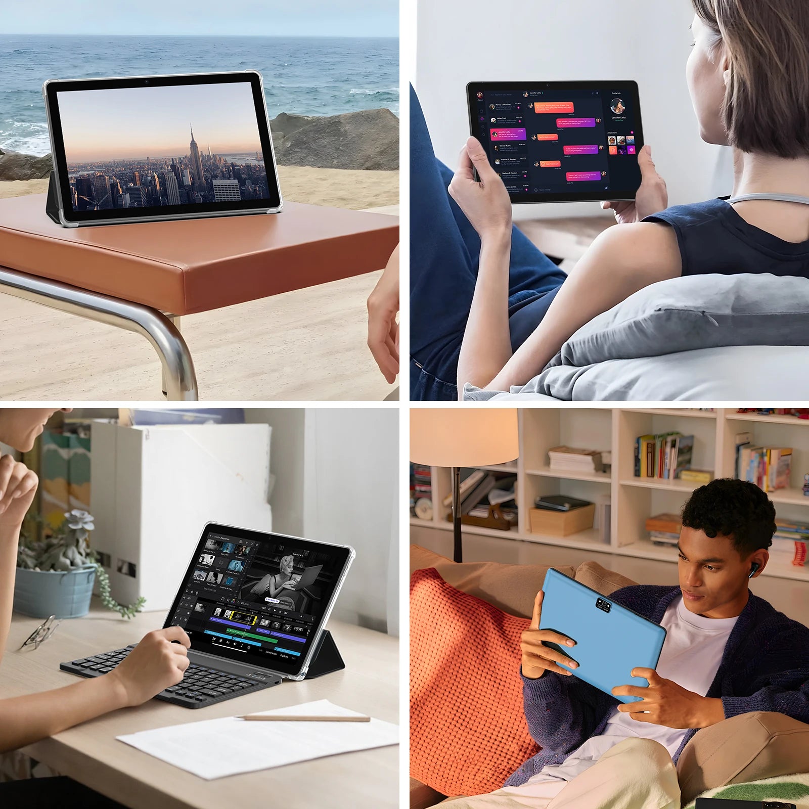 10-inch Android 13 tablet, quad-core processor, 7GB (3G+4G memory expansion) RAM+64GB ROM