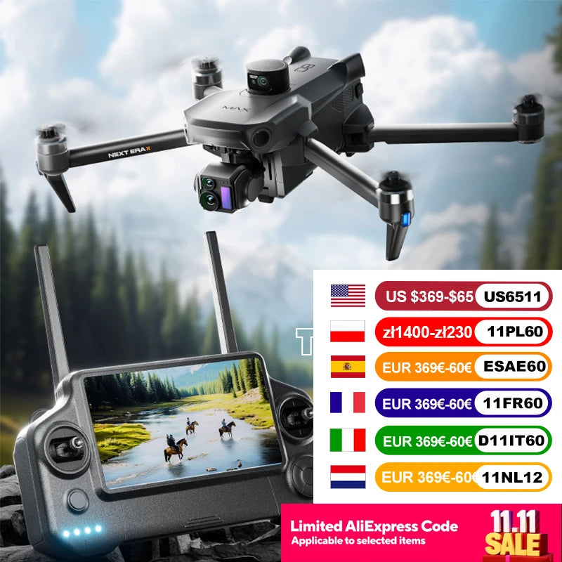 P7 MAX High-end Professional GPS Drone 8K With Screen Remote Control 20km