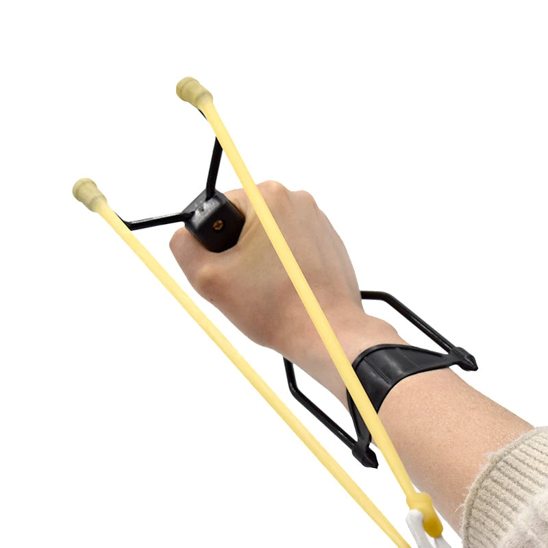 Portable Foldable Slingshot, Outdoor Wrist Support Slingshot,