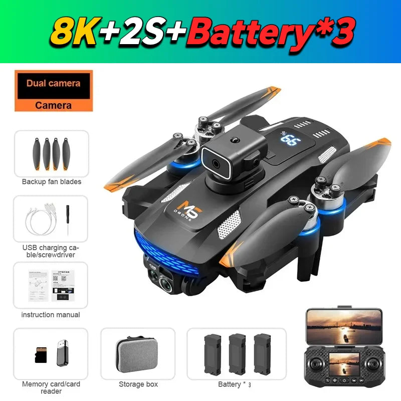 New For Xiaomi M6 Drone 8K Professional HD Camera Drones 5G WIFI FPV Video 4k UAV