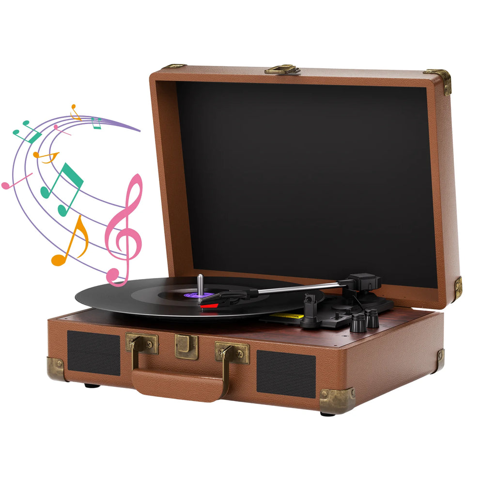 MAIO  Record Player, 3-Speed 33/45/78RPM Vinyl Spinner