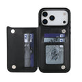 For iPhone 17/Air/17 Pro/17 Pro Max Wallet Case With Card Holder