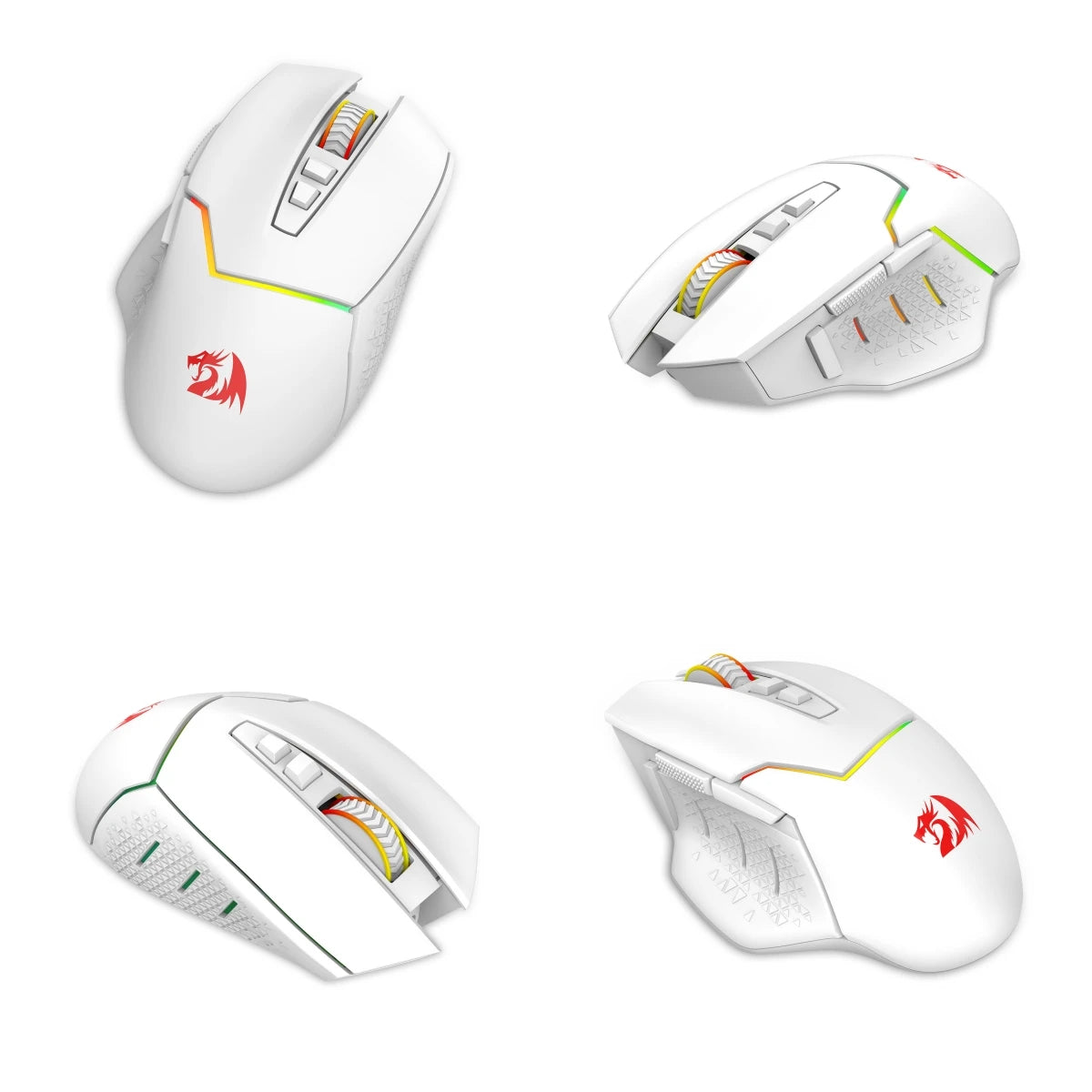 Redragon M690 PRO Wireless Gaming Mouse 8000 DPI Wired Mouse Rapid Fire Key 8 Macro Buttons