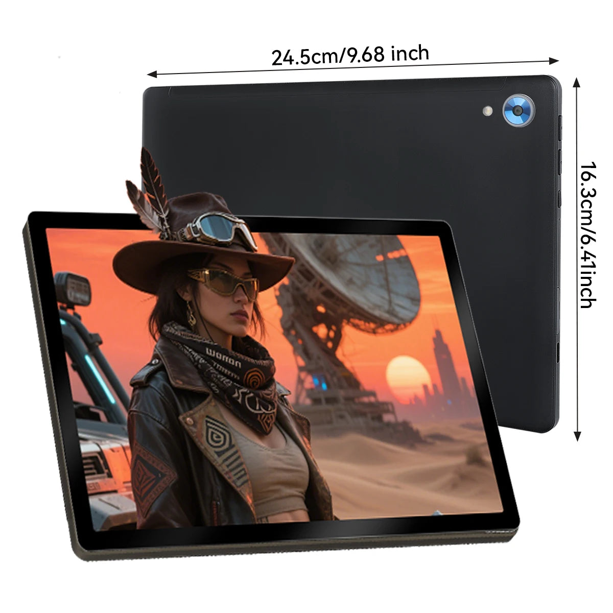 URAO 10 Inch Android 15 Tablet 8 Core Tablets 24GB+128GB 1TB Expansion WiFi6 5MP+8MP