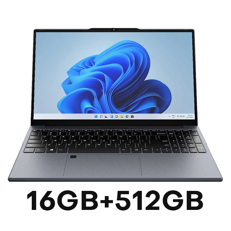 15.6" Ultra Slim Intel Core i7 6500U Laptop Computer Windows 11 16GB DDR4 1TB SSD Notebook PC