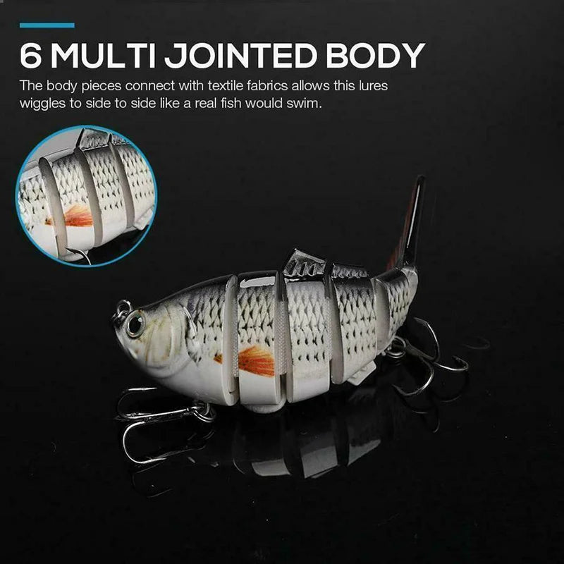 5pcs Bionic Lures random color Realistic fish shape Fishing Bait Float Lure