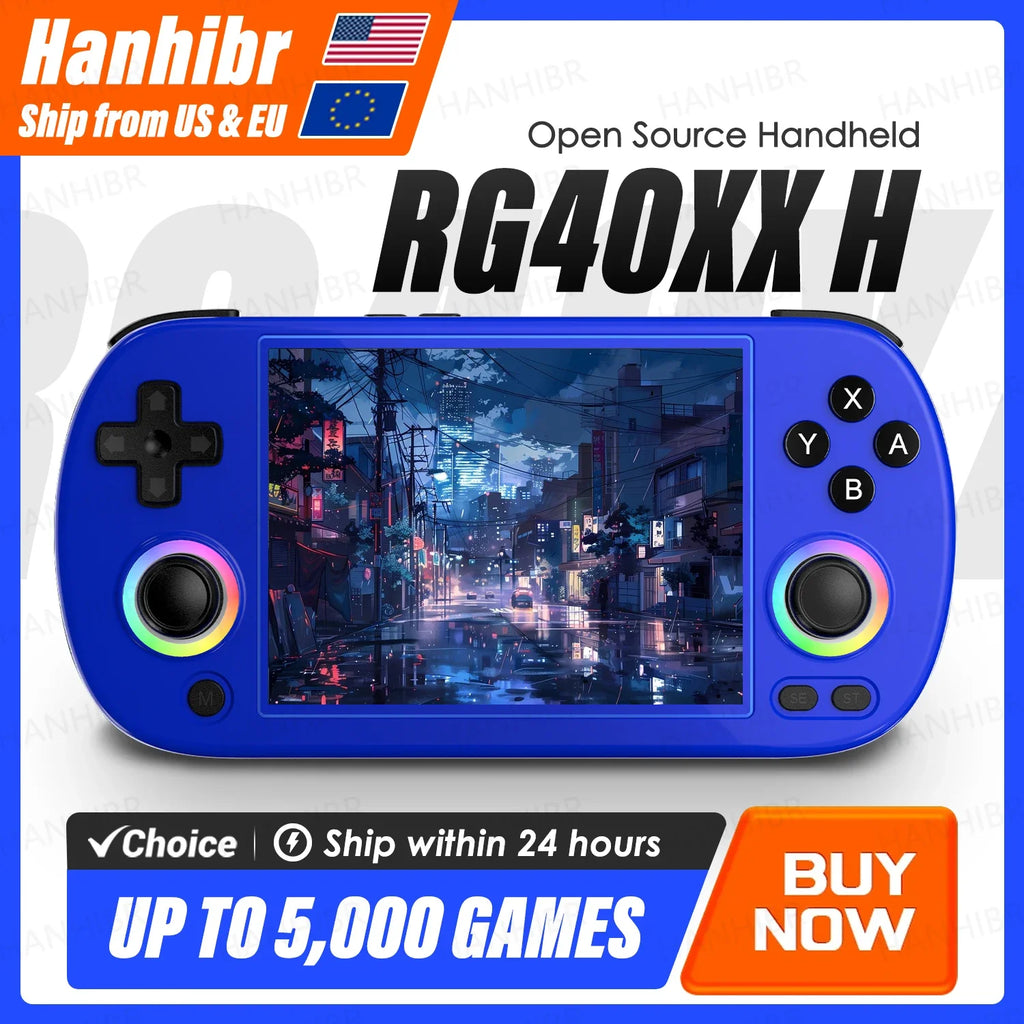 ANBERNIC RG40XX H Handheld Game Console 4'' Screen Linux System