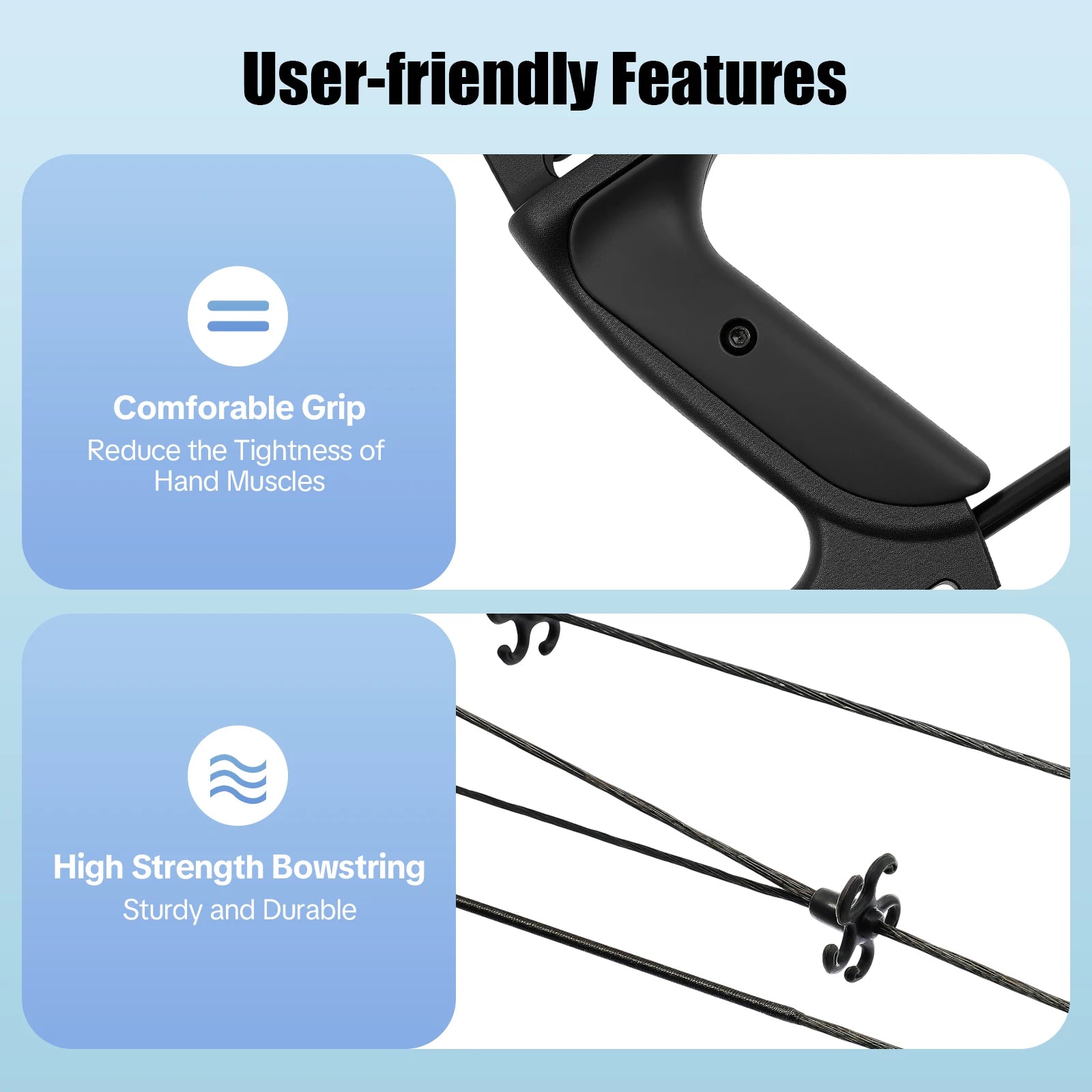 Compound Bow for Adults Right Hand with 12 Arrows and Hunting Kit