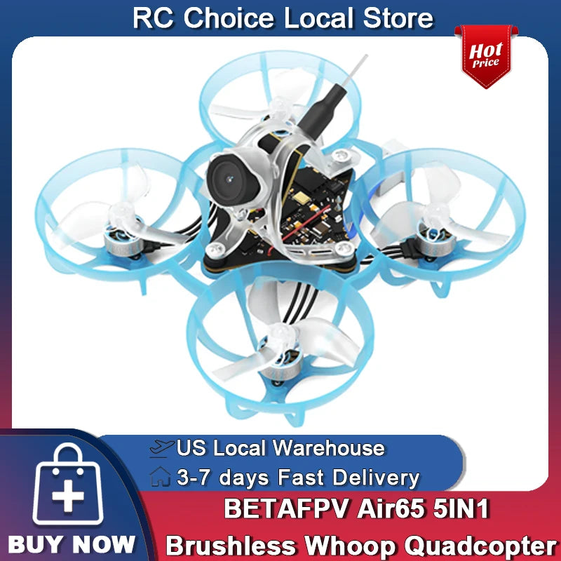 BETAFPV Air65 5 IN 1 Brushless Whoop Quadcopter RC Racing Freestyle Drones