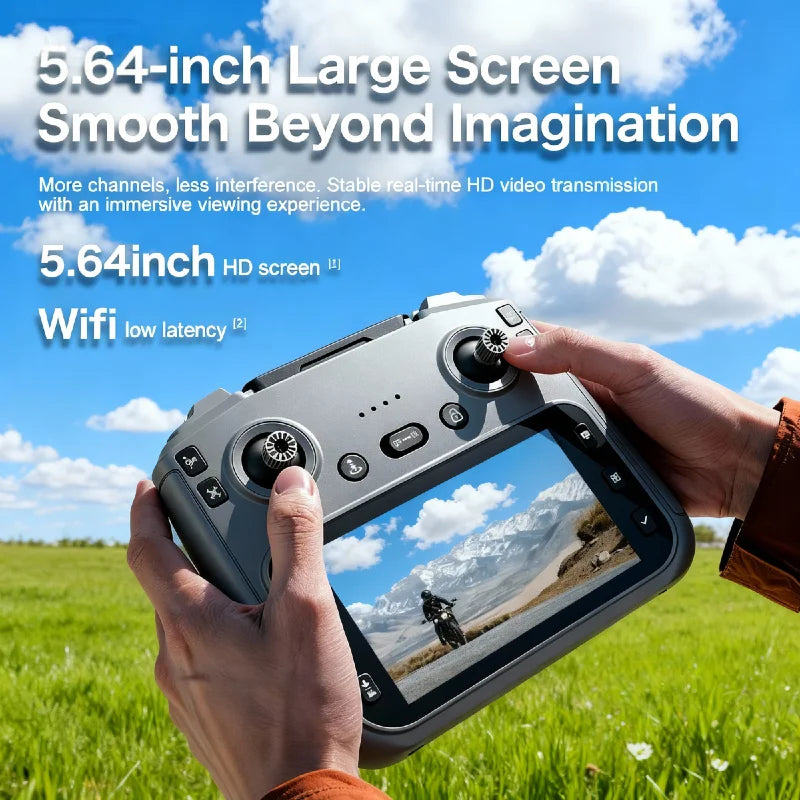 Best sales GT50 Drone 4.3-Inch Screen Remote Control 8K EIS 183g