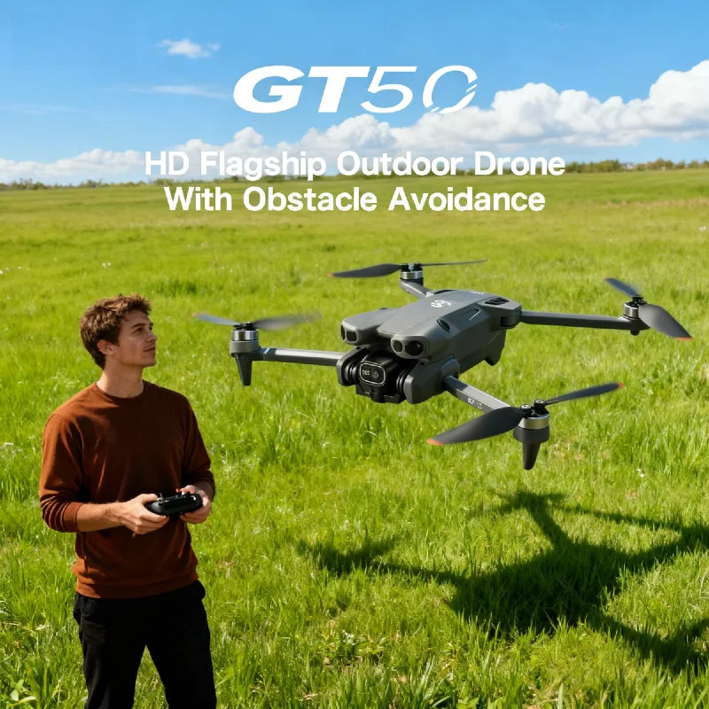 Best sales GT50 Drone 4.3-Inch Screen Remote Control 8K EIS 183g
