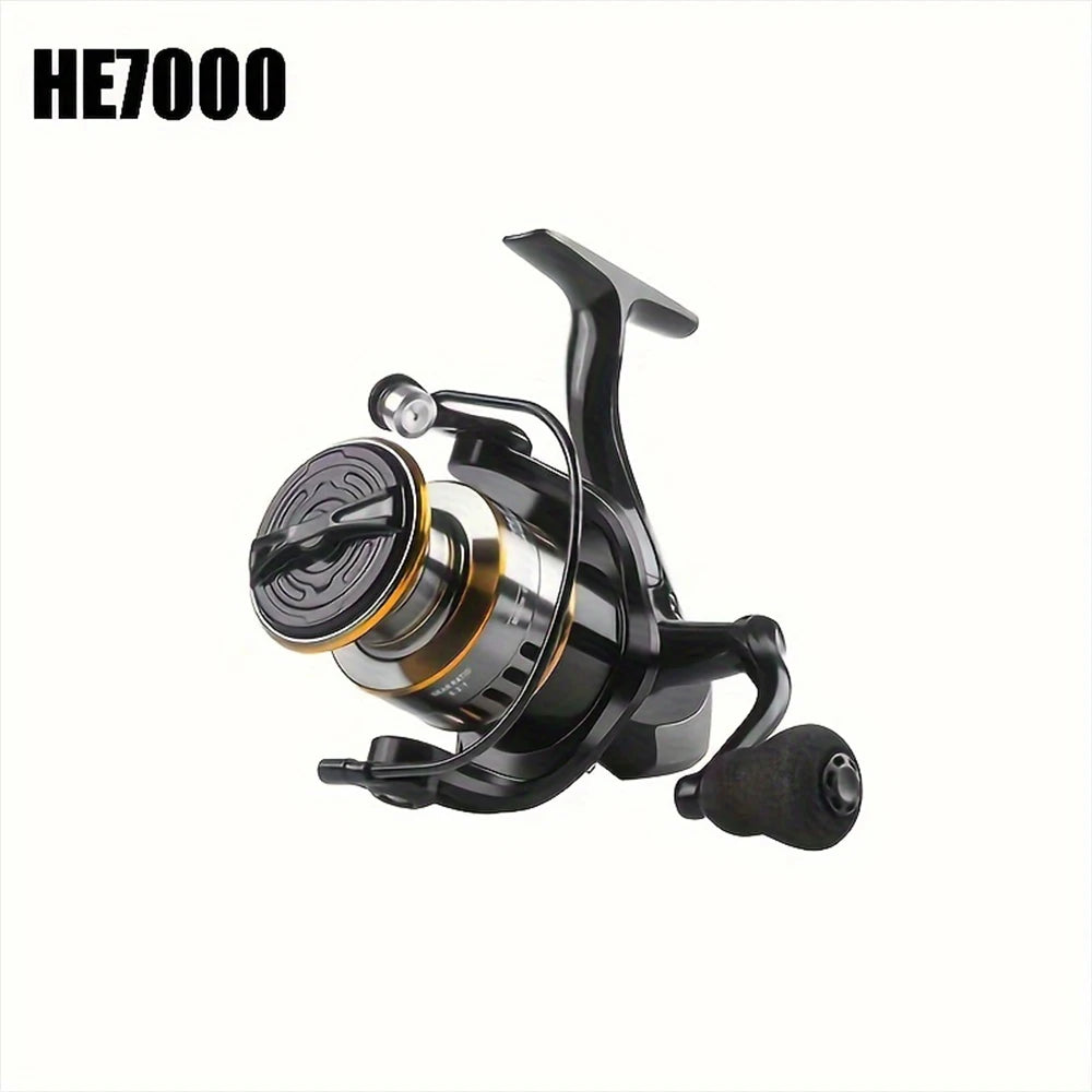Spinning reels with metal spool and metal rocker arm, 5.2:1 gear ratio
