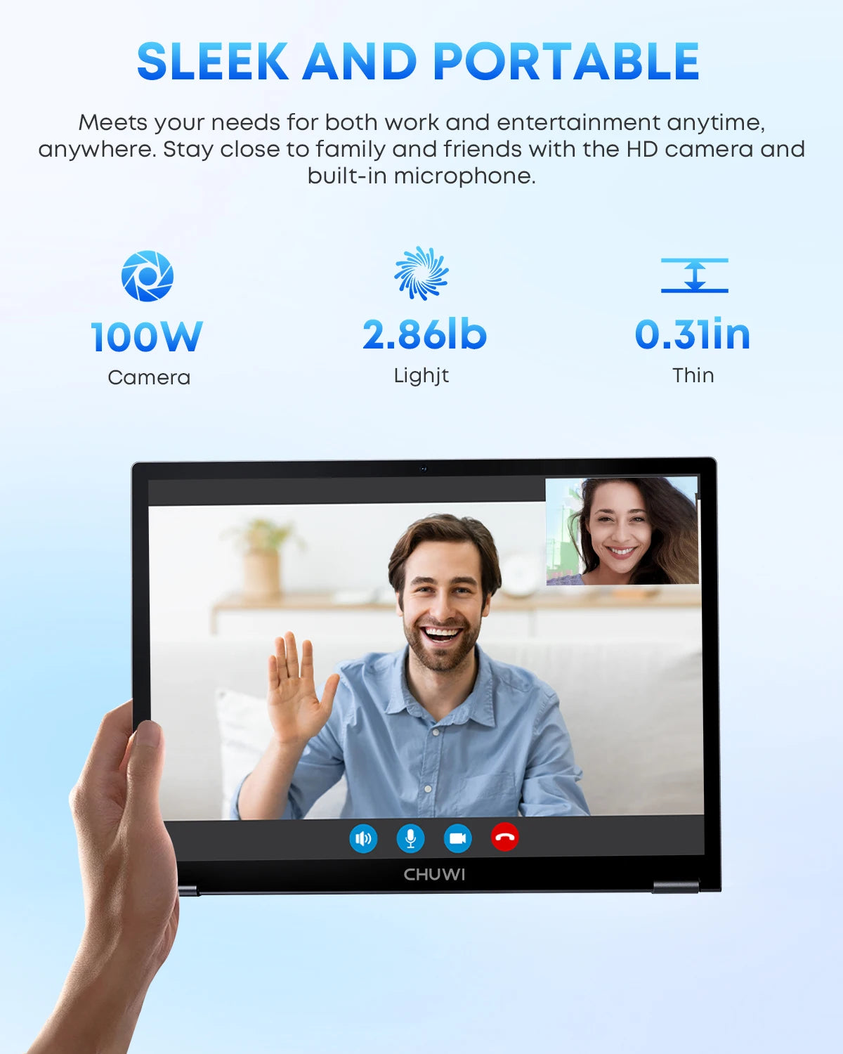 CHUWI FreeBook 2-in-1 Laptop 13.5'' Intel N150(UP to 3.6GHz) 16GB LPDDR5 RAM 512GB SSD  Windows 11
