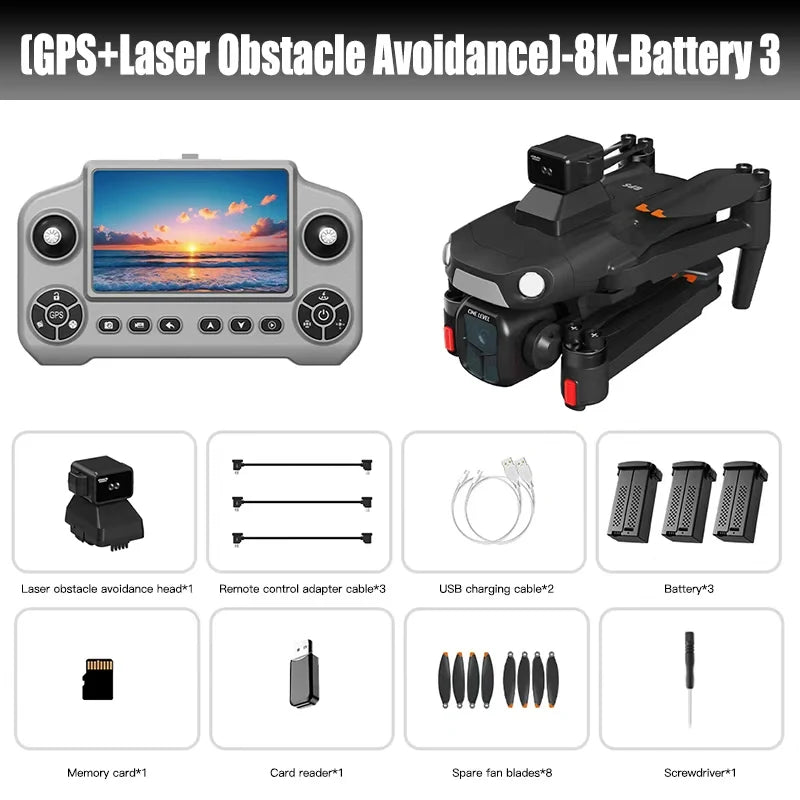 Xiaomi Mijia A1R 3S Drone 8K Profesional GPS  FPV Brushless Laser