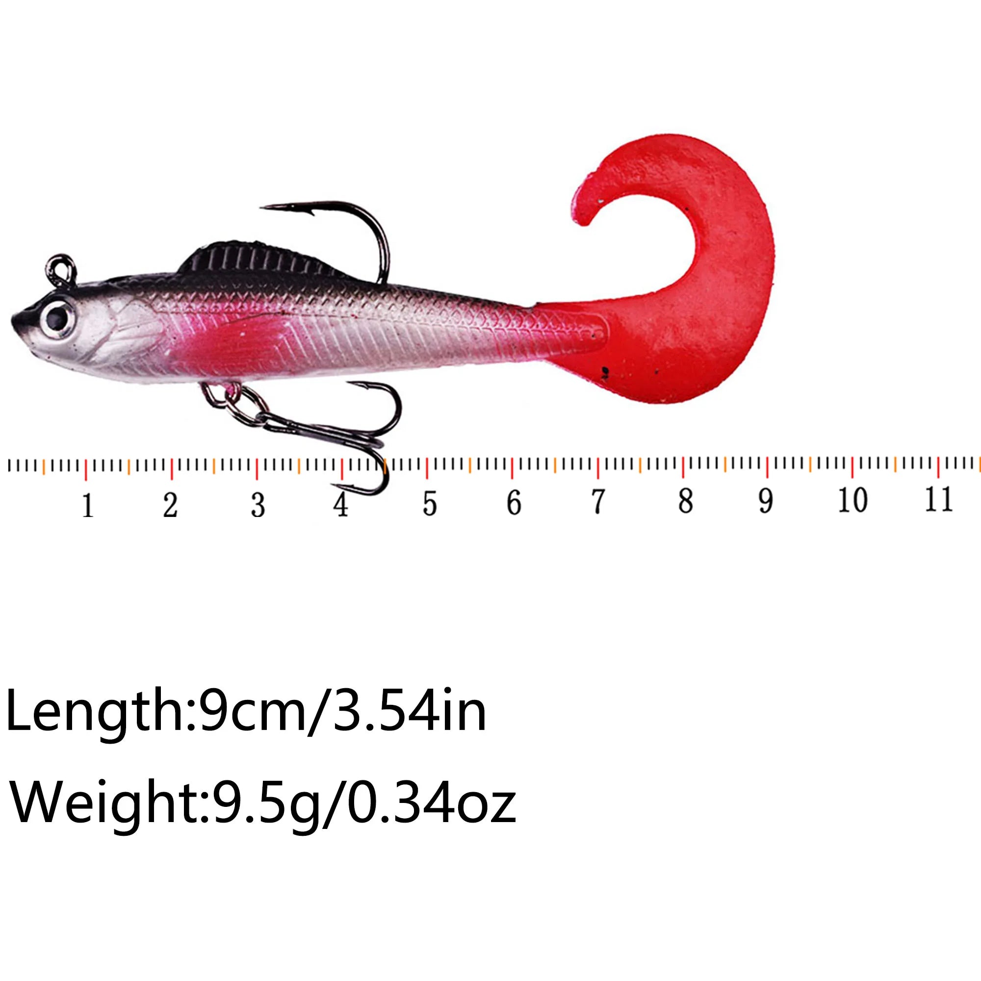 6PCS Wobblers Artificial Baits Fishing Tackle